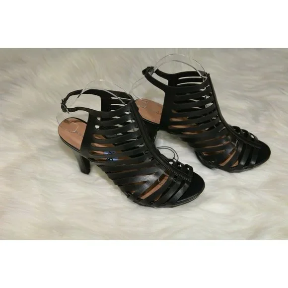 Madden Girl Elegant Women Shoes Platform Black Straps Heeled G. Kendra Size 8.5 - Picture 3 of 9